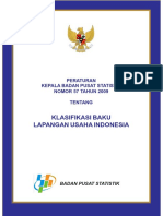 Klasifikasi Baku Lapangan Usaha Indonesia (KBLI) Tahun 2009.pdf