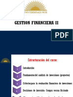 Gestión Finaciera II - Salud