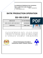 SMPKV Vocational School Batik Production Training