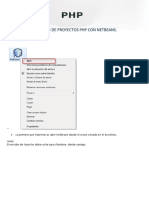 Creacion de Proyectos Php Con Netbeans