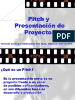 Pitch para presentación de proyectos