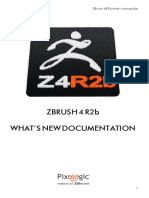 ZBrush4 R2b Whats New PDF