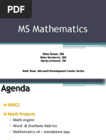 Microsoft Math Powerpoint PDF