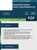 Image Processing Based Student Details Verification Using Raspberry Pi