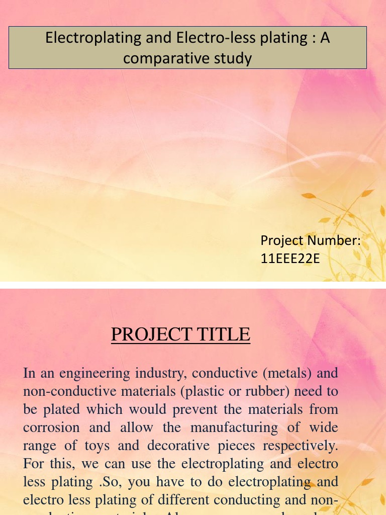 Electroplating Vs Electroless Plating PDF Redox Materials