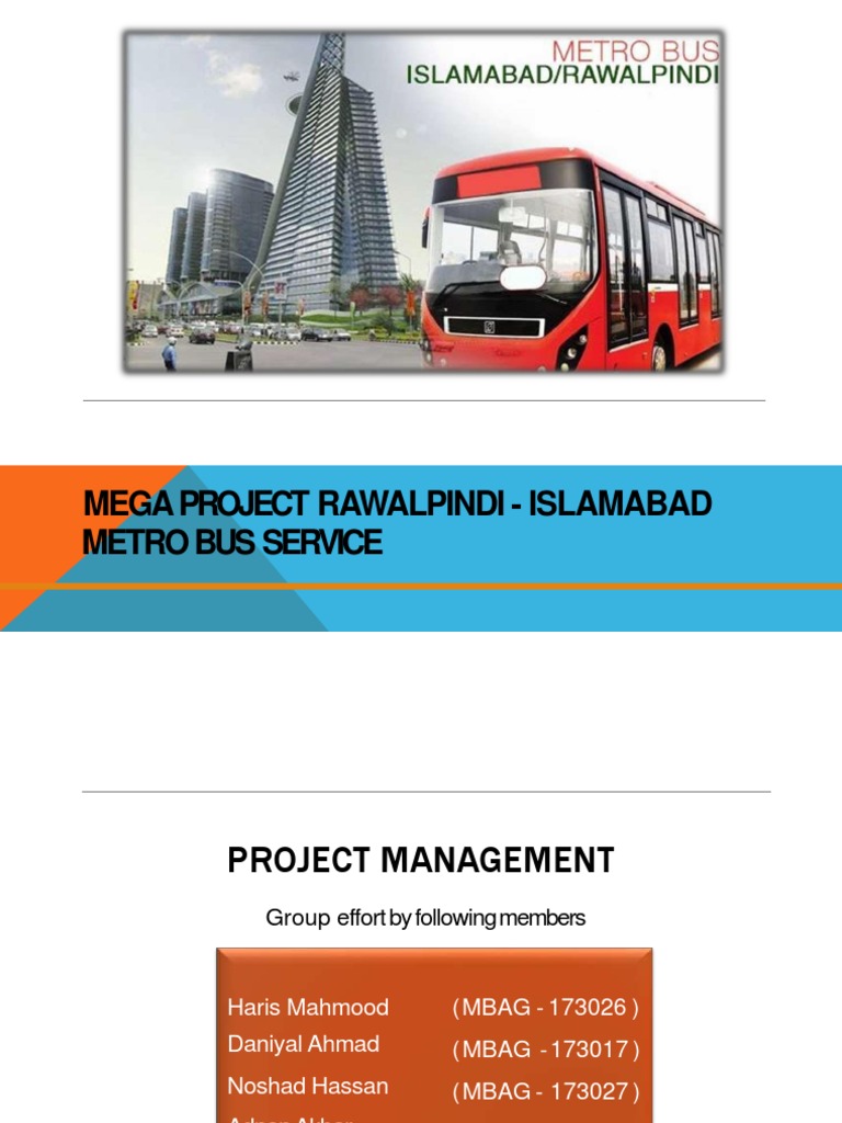 Metro Project (Islamabad & Rawal Pindi) | PDF | Islamabad | World Politics