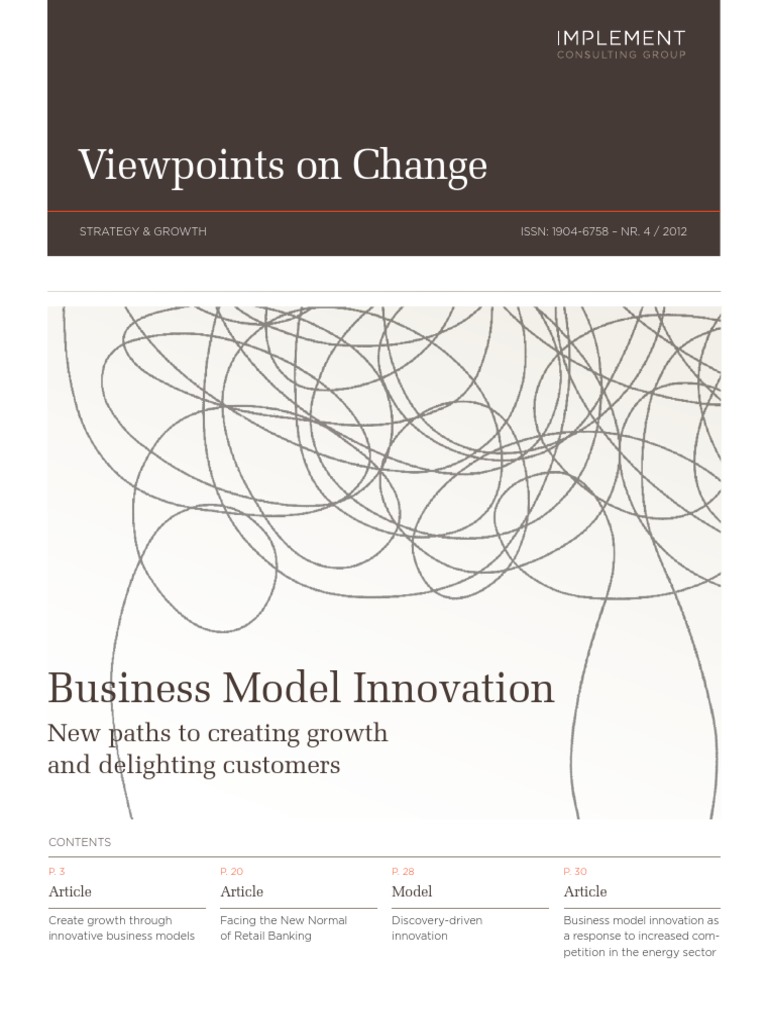 Business Model Innovation | PDF | Business Model | Innovation