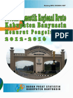 Produk Domestik Regional Bruto Kabupaten Banyuasin Menurut Pengeluaran Tahun 2012-2016