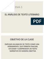 El Análisis de Texto Literario