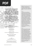 Pereira 2015 the Informed Patient and Medical Knowledge. a Virtual Ethnography Study of Facebook Communities of the Infirm