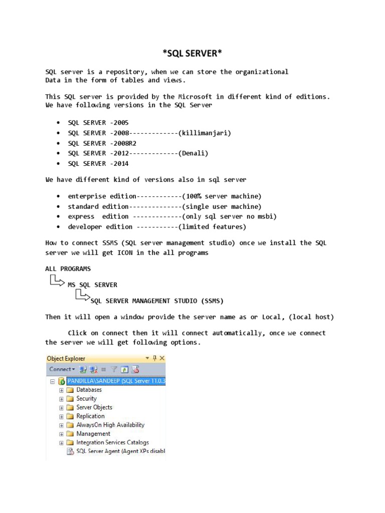 SQL Class Notes | Sql | Microsoft Sql Server