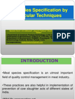 Meat Species Identification