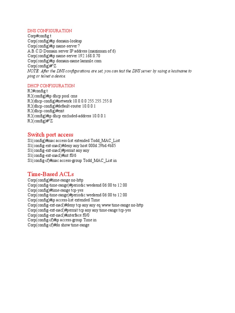 DNS Configuration | PDF