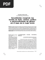 Sexualidades Marginais Nas Bordas Do Texto