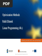 Optimization Methods LP