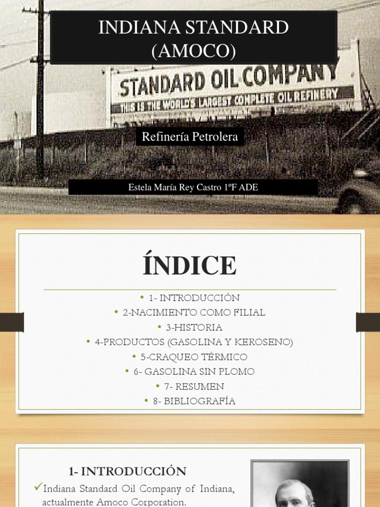 Historia de Amoco y su Refinería en Indiana | PDF | Gasolina | Aceite ...