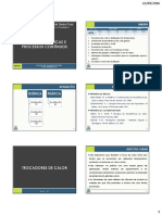 Máquinas térmicas e processos contínuos