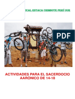 Afiche Actividades Para El Sacerdocio Aarónico de 14-18