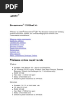 Download Dreamweaver CS3 Read Me by anon-617458 SN376006 doc pdf
