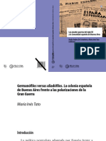 Germanofilos Versus Aliadofilos. TATO PDF