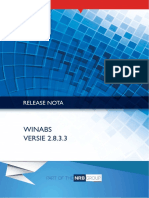 Releasenota WinAbs Versie 2.8.3.3