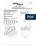13W 13WH Eliminador de Ar para Líquidos-Technical Information PDF