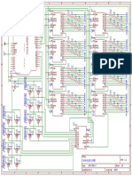 Esquema de circuito de matriz de LEDs controlada por Arduino