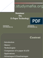 E-Paper Technology