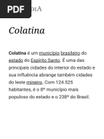 Colatina – Wikipédia, A Enciclopédia Livre
