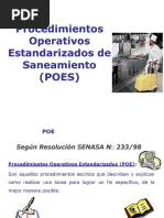 Plantilla Procedimiento Operativo Estandarizado de Sanitización (POES ...