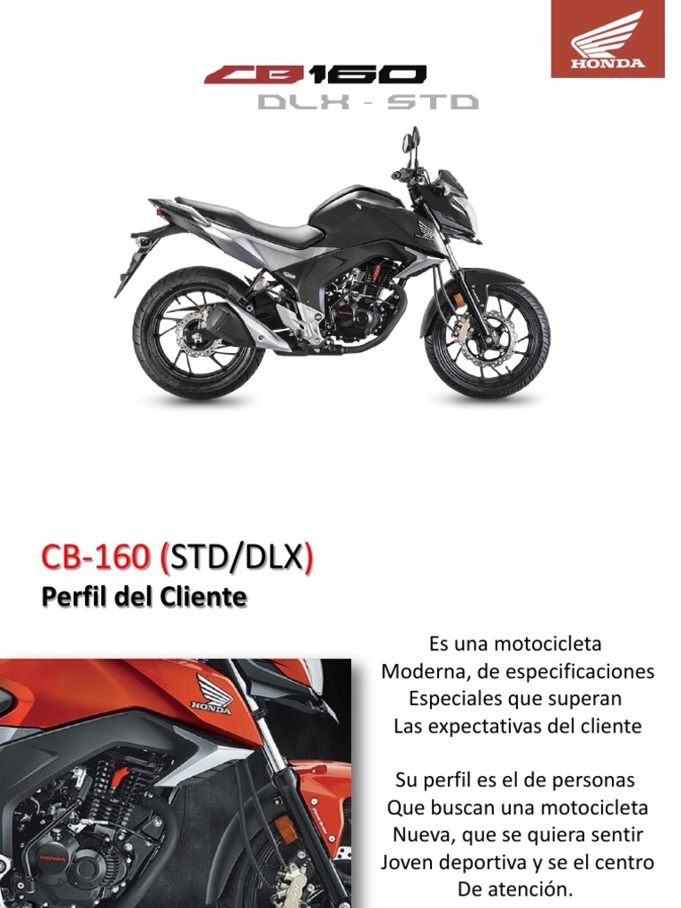 Honda CB160 | PDF | Motocicleta | Industria automotriz