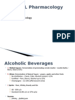 ALCOHOL Pharmacology: Samuel Murano. Dept. of Pharmacology