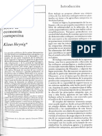 Heynig (1982) Principales Enfoques Sobre La Economia Campesina PDF