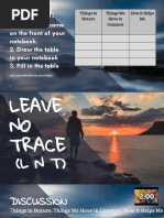 leave no trace- powerpoint