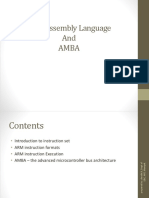 ARM Assembly Language and AMBA