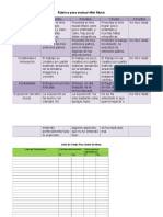 Rbrica para Evaluar