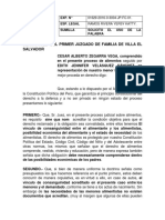 Alegatos Apelacion de Alimentos