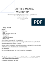 Shariff Bin Zakaria RN 18294634: Bilateral Severe Osteoarthritis of Knee Joint Secondary To Gouty Arthropathy