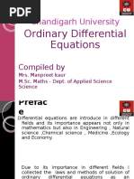 Ordinary Differential Equations