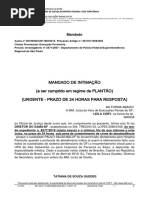 Mandado - Paulo Maluf