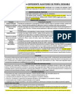 Guía para La Integración de Expediente Perfil Deseable