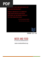 Download Importance of a Good Headlines of Advertising by NEED AND FEED SN37603219 doc pdf