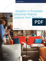Disruption in European Consumer Finance Lessons From Sweden