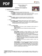 Categorias Do Texto Dramático e Vocabulário Específico