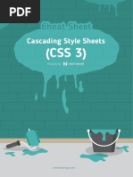 CSS 3 Cheat Sheet