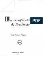 Versificacion de Prudencio PDF