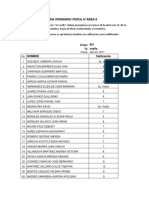 Resultados 1a Vuelta Ordinario Física IV 651