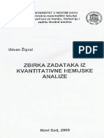 Zigrai - Zbirka Zadataka Iz Kvantitativne Hemijske Analize - SPARKS