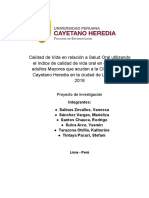 Calidad de Vida en Relación A Salud Oral Utilizando El Índic