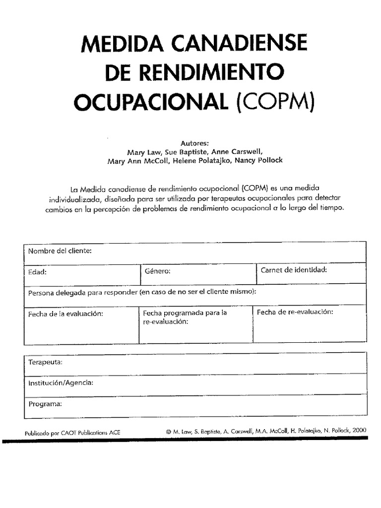 COPM | PDF